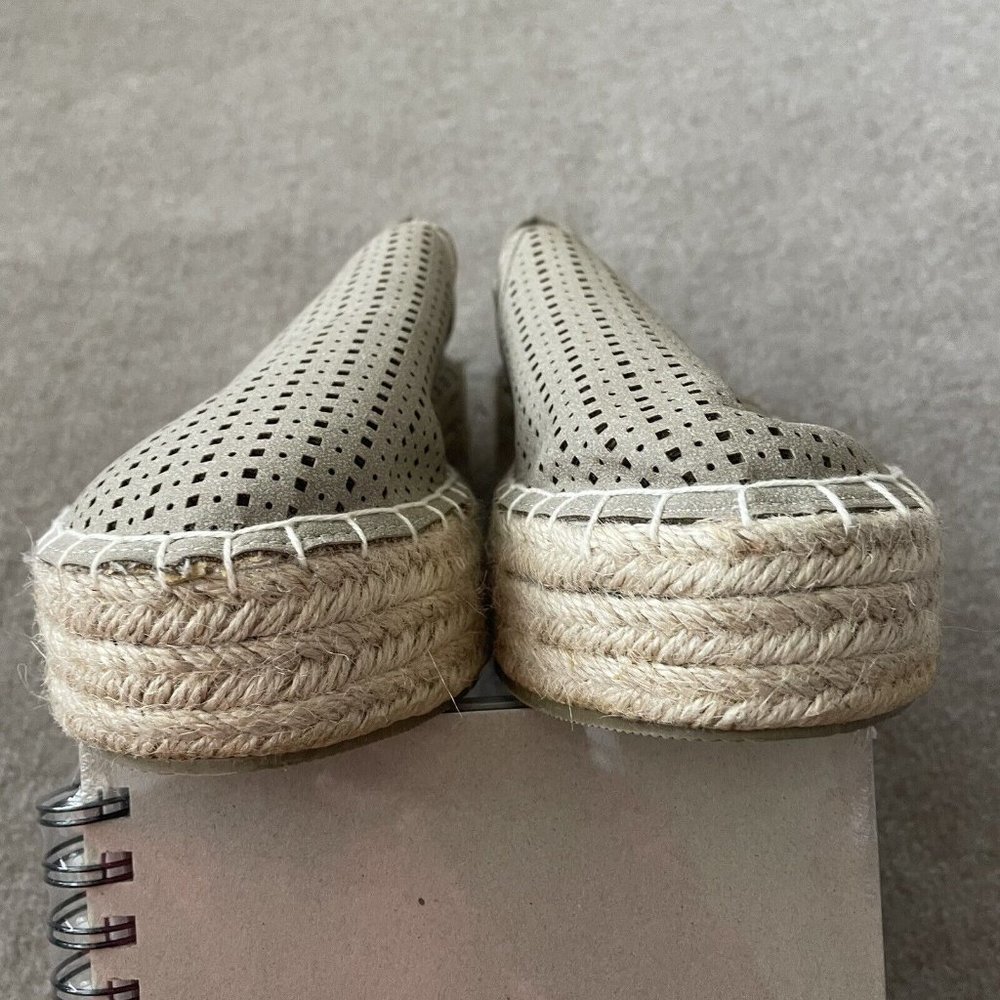 Altar'd State Sandals Womens 8 Beige Platform Espadrille Shoes Casual Summer - Picture 11 of 12